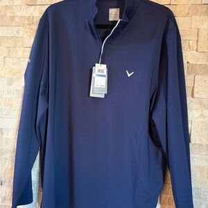 Callaway Men's Dark Blue Long Sleeve Pullover